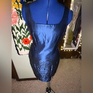 All that Jazz Navy Blue Mini Dress